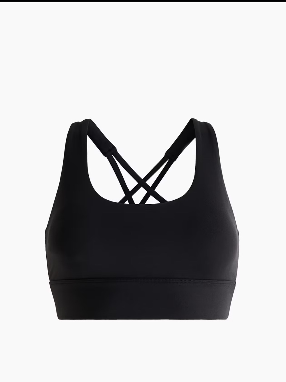 H&M Black Strappy Sports Bralette